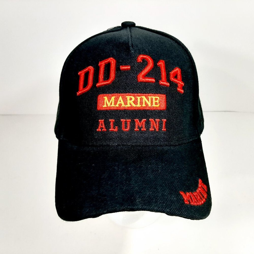 DD - 214 Marine Alumni Men's Ball Cap Black Acryli